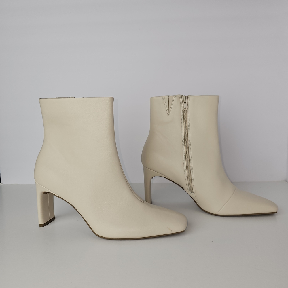 Alfani Women's Terrie Square Toe Women's Boot - Bone - Size 9.5